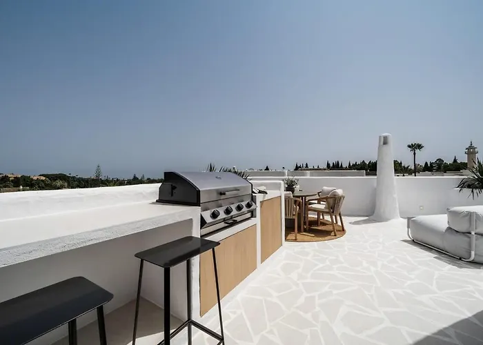 公寓 Casa Kalo Duplex Penthouse Rooftop Puente 马尔韦利亚