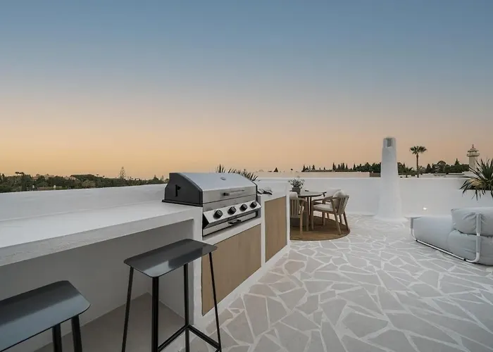 Casa Kalo Duplex Penthouse Rooftop Puente ماربيا